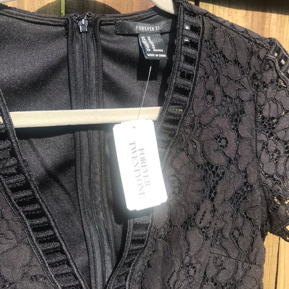 NWT | Forever Twenty-One Little Black Dress | M | Black - Picture 4 of 5